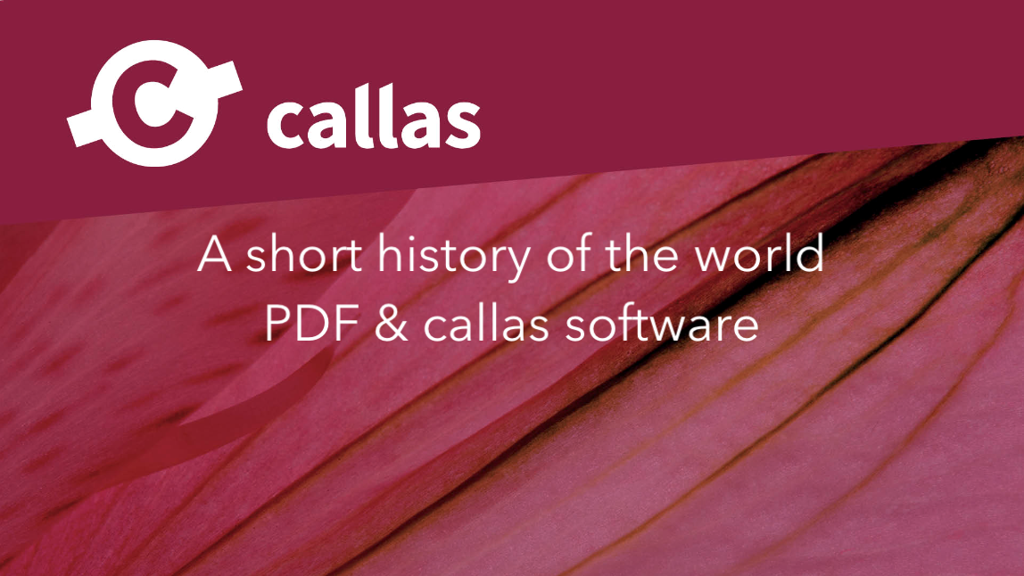 A short history of the world - PDF & callas software