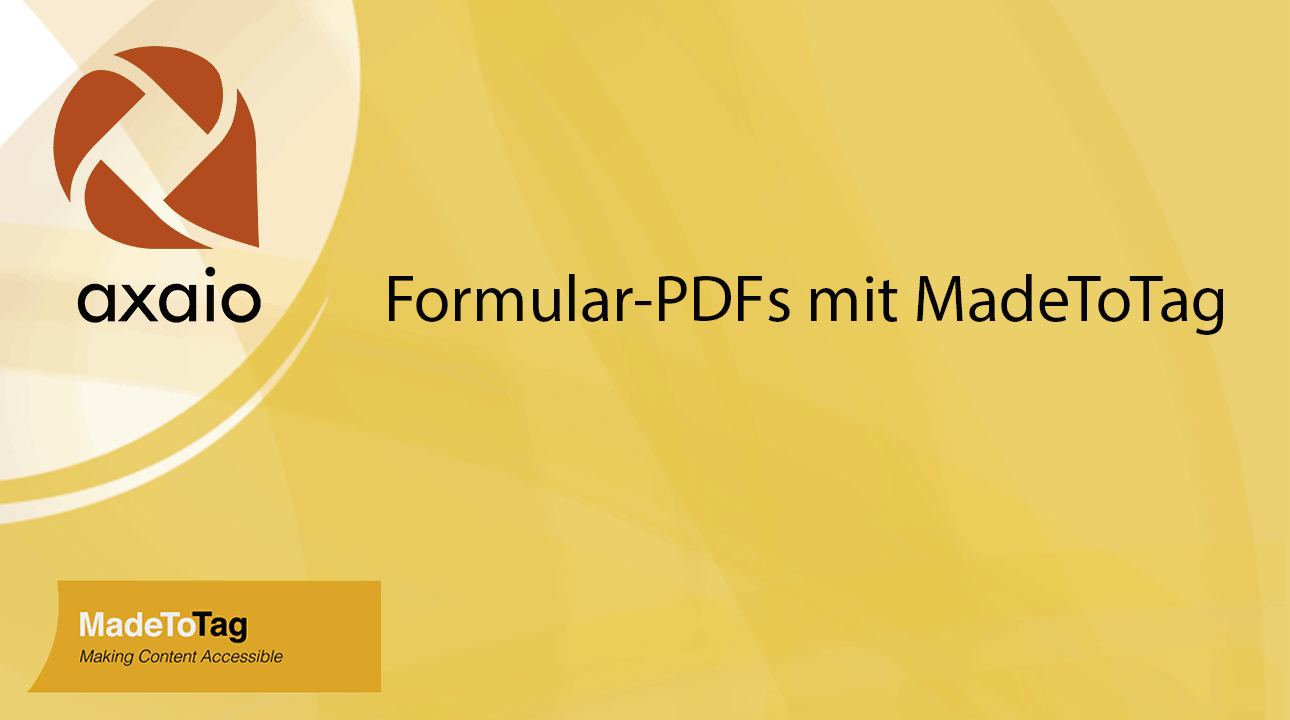 Webinar - Formular-PDFs mit MadeToTag