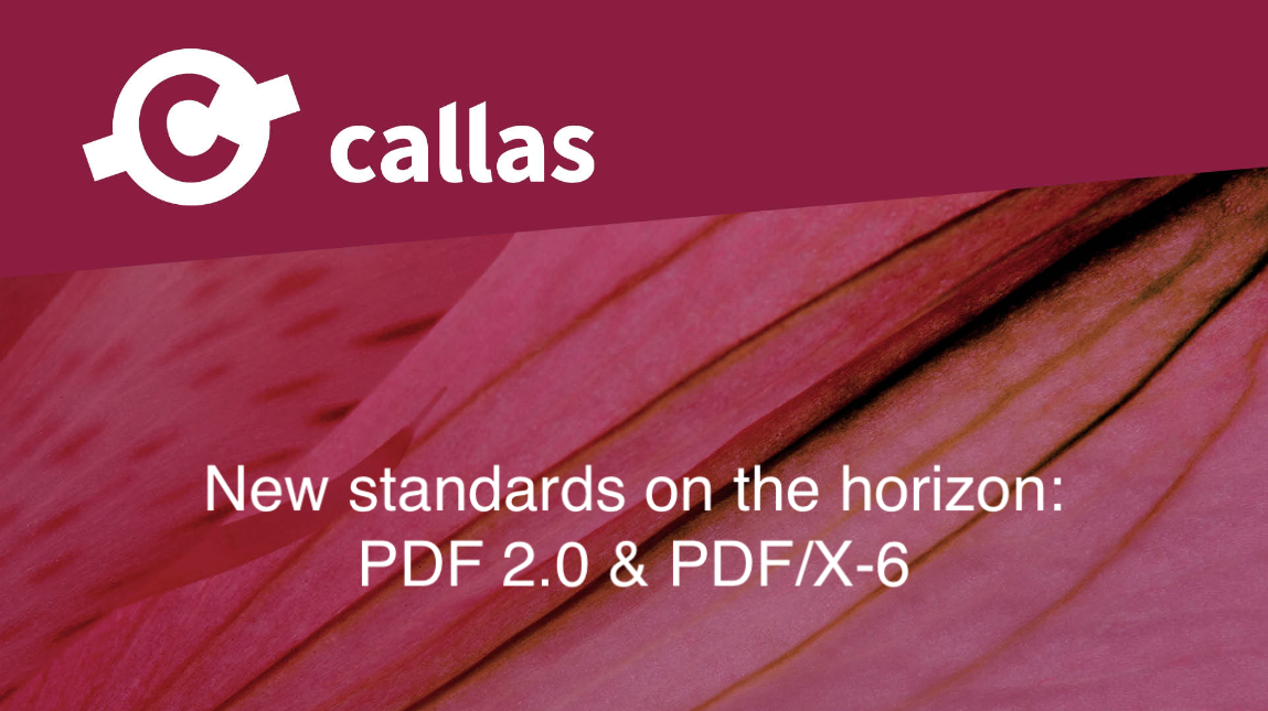 Webinar - New standards on the horizon: PDF 2.0 & PDF/X-6