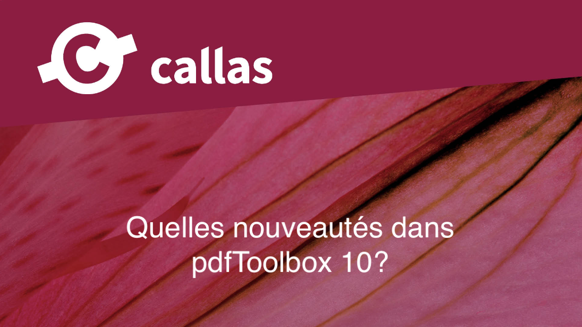 Webinar - Quelles nouveautés en pdfToolbox 10?