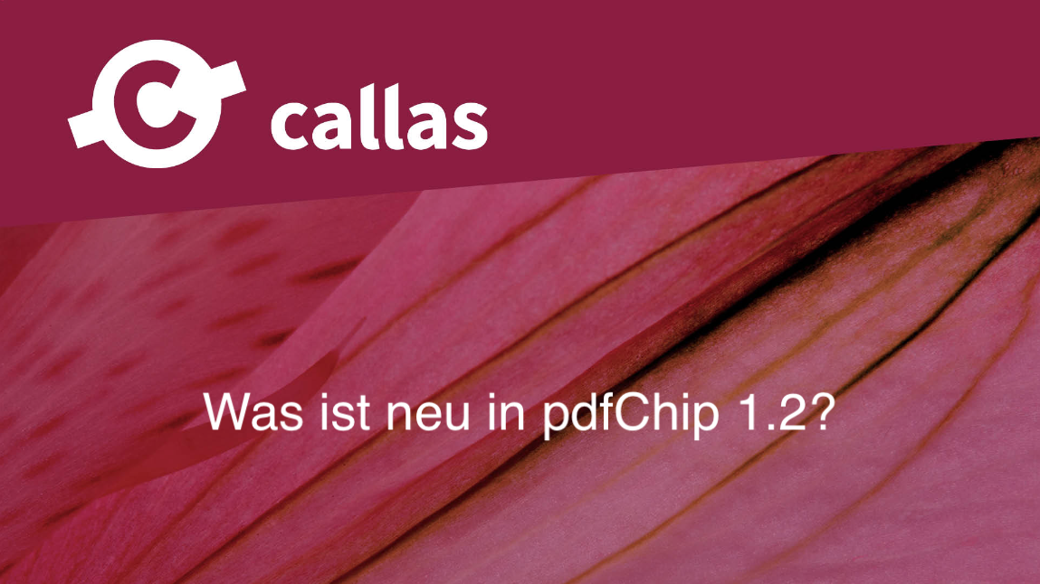 Webinar - Was ist neu in pdfChip 1.2?