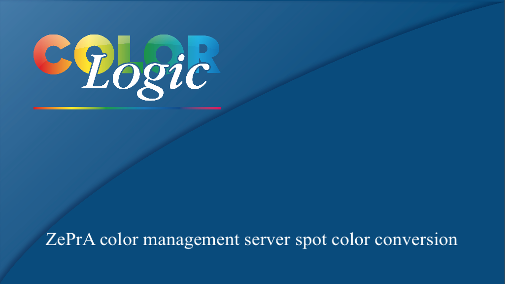 Webinar - ZePrA color management server spot color conversion