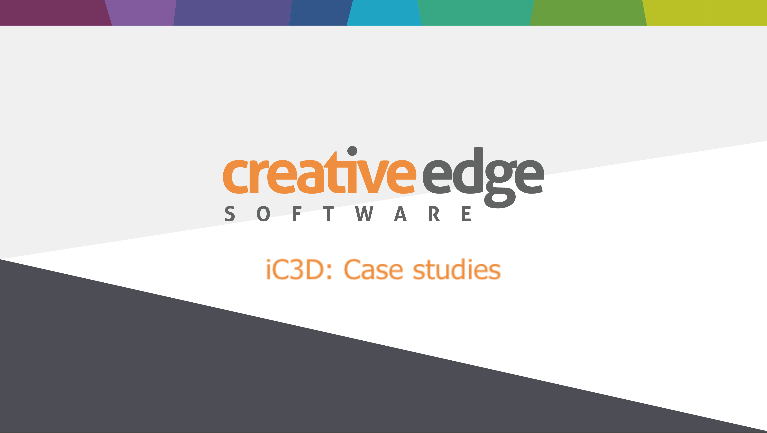 Webinar - iC3D: Case studies
