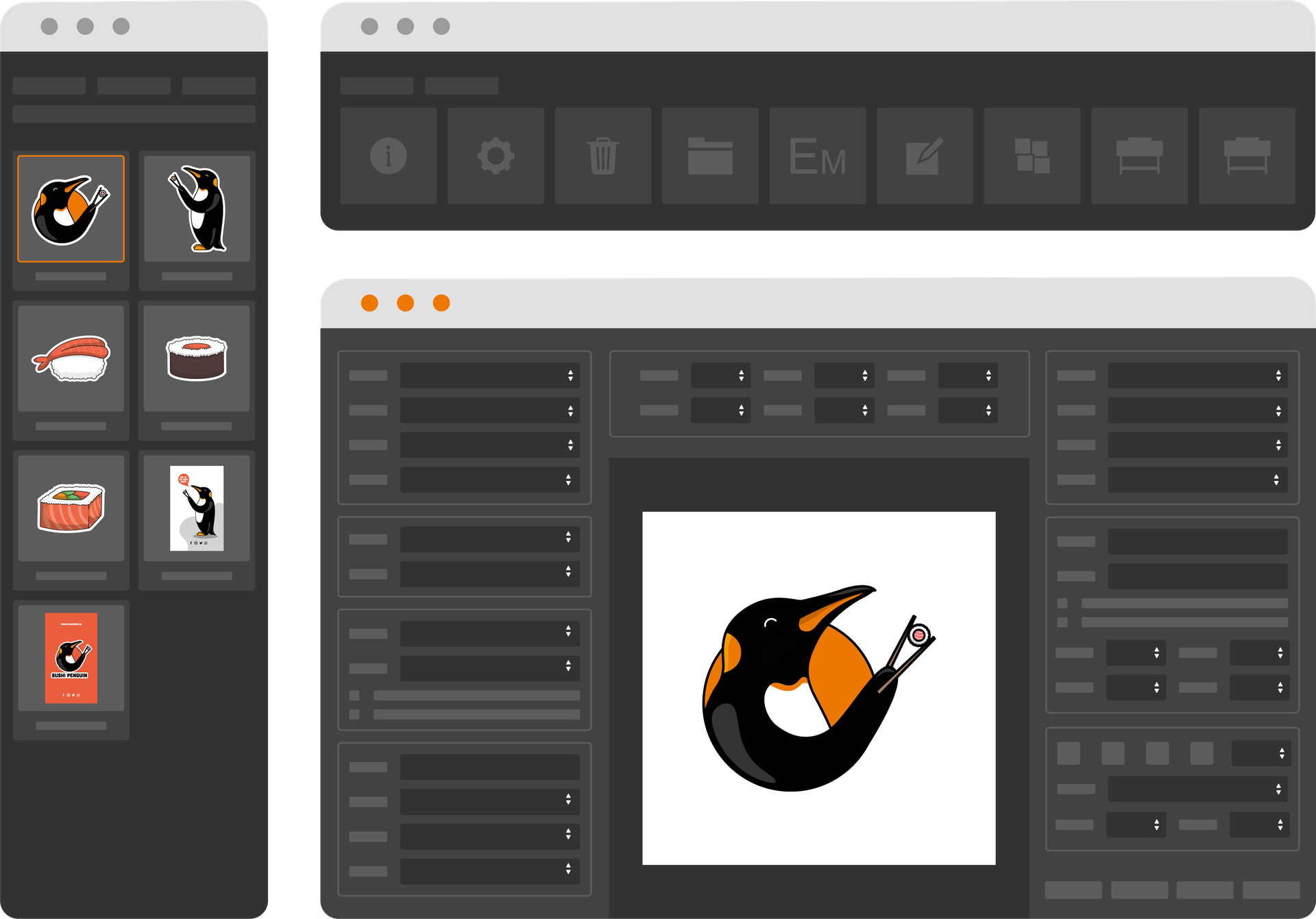 Vereenvoudig je workflow met de intuïtieve GUI
