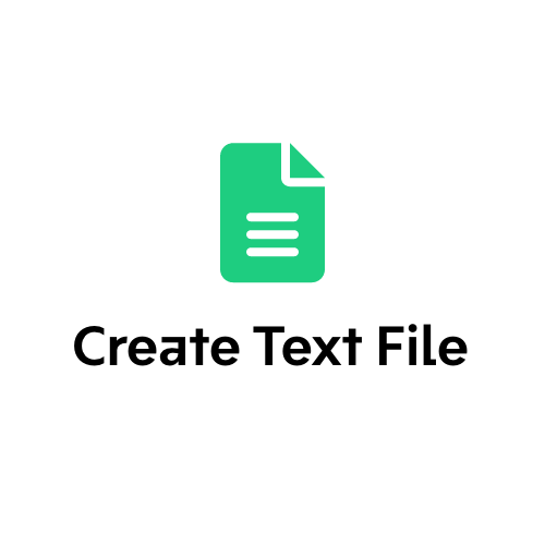 Create text file